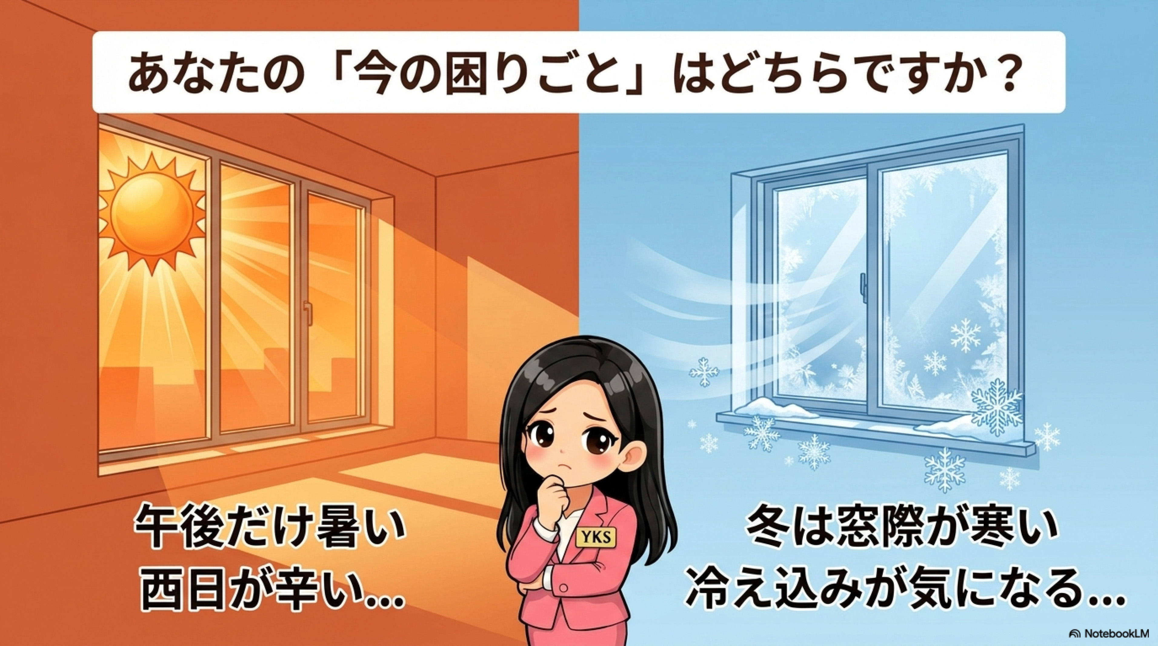 内窓VSカーテン
