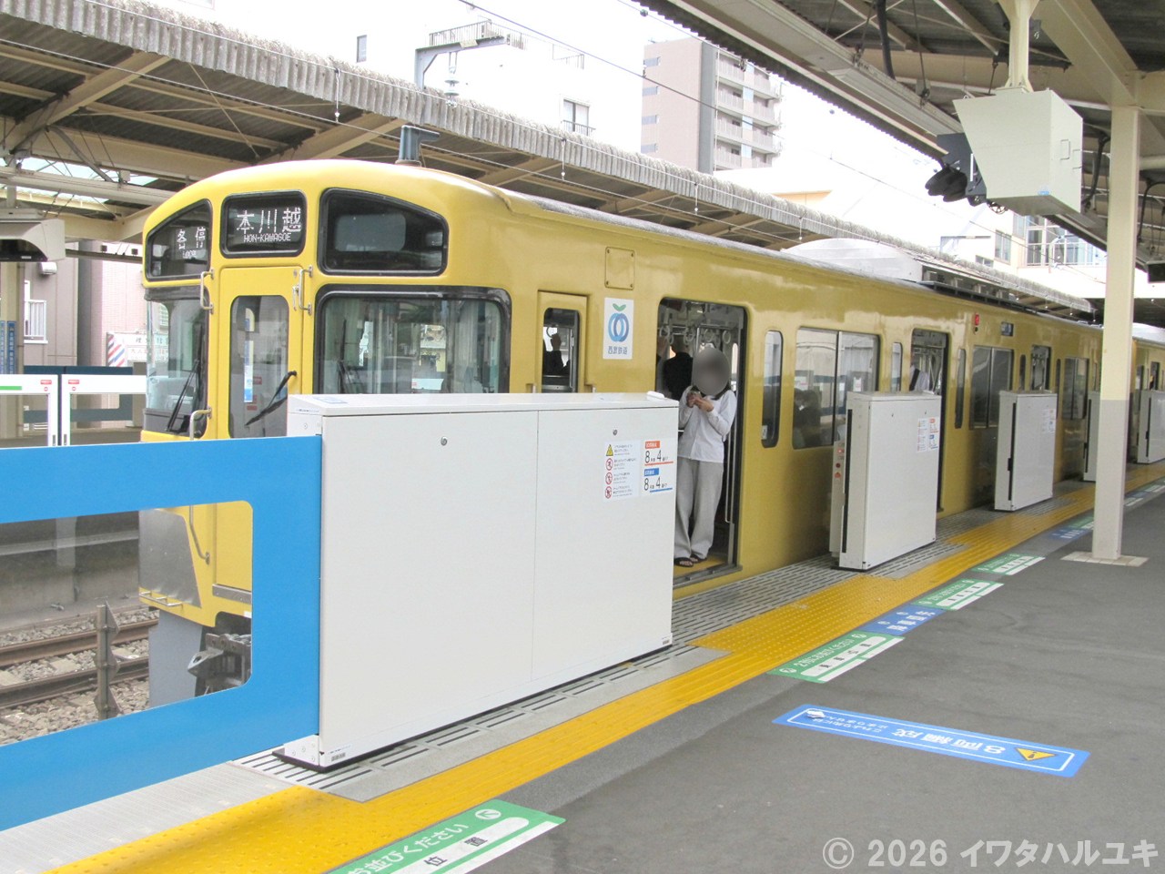 ホームドア完備で安全な新所沢駅
